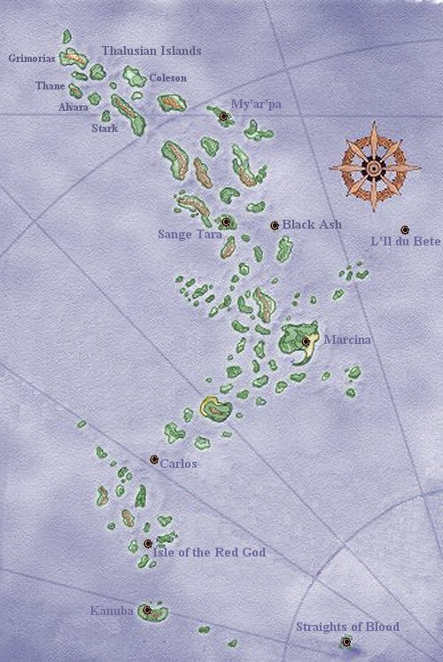 Political Map of Midnight Archipelago