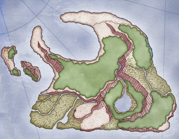 Political Map of Midnight Archipelago
