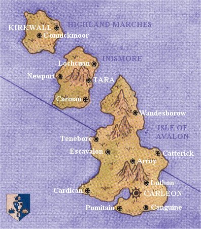 Political Map of Avalon